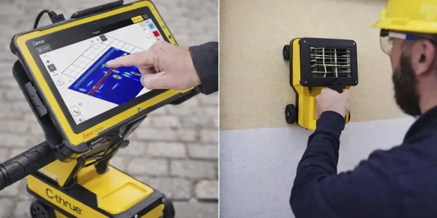 Illustrative image of GPR (Ground Penetrating Radar) survey in Oceanside