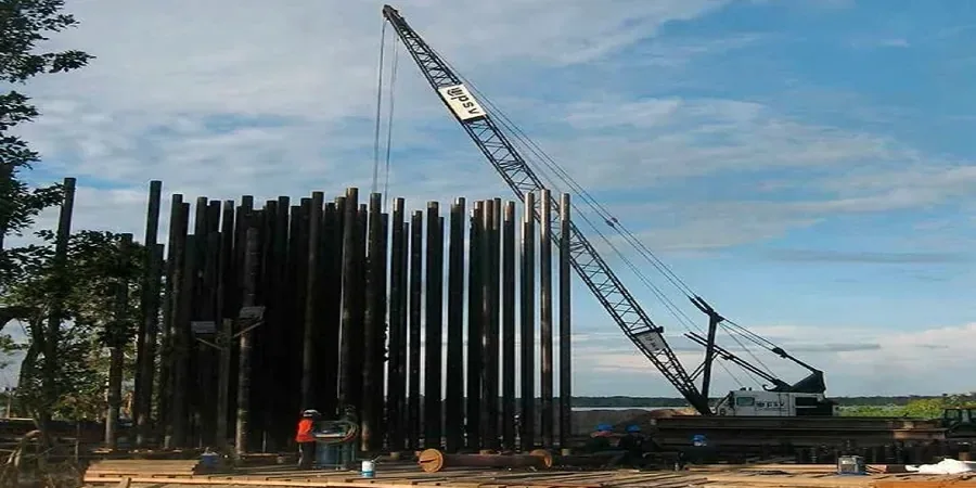 Illustrative image of Driven pile design in Oceanside